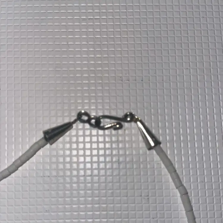 #01 Native American Multi Stone Inlay Pendant Necklace Almost 12” Long (tested)