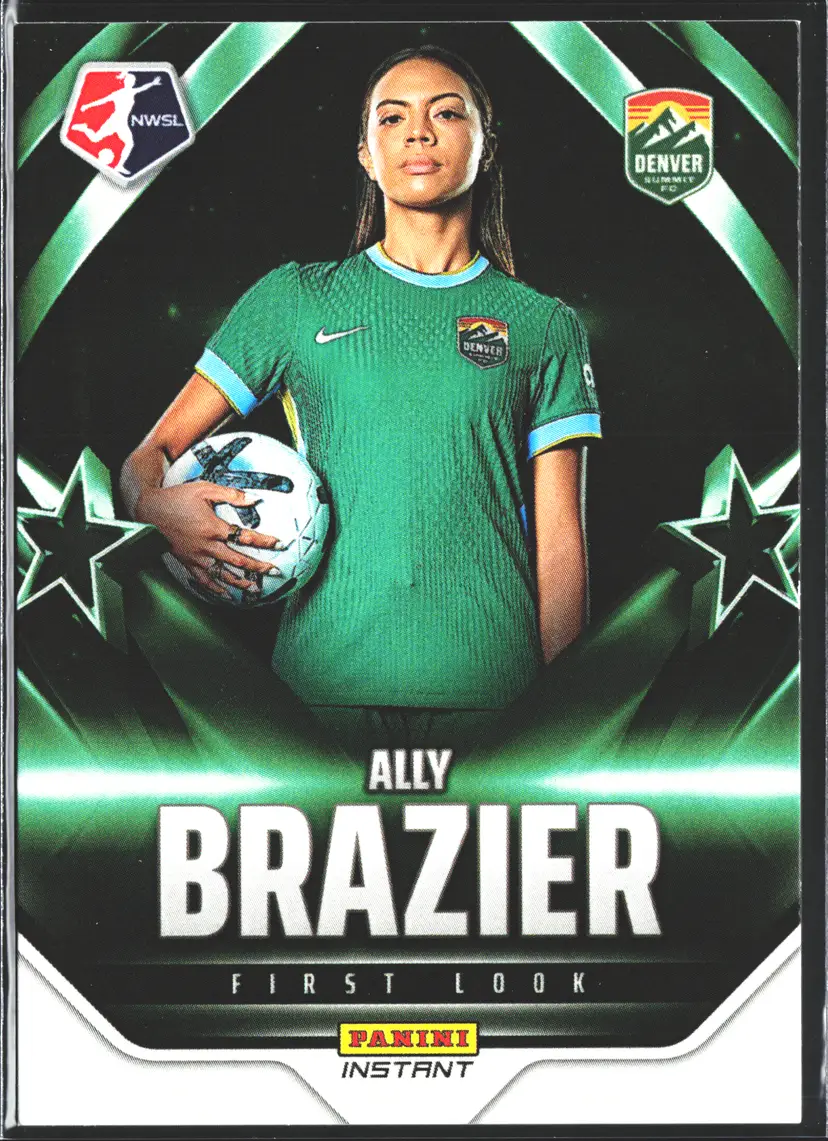 Ally Brazier Soccer Card Limited Edition NWSL First Look 1st Panini Card - Only 169 Made! Denver Summit FC