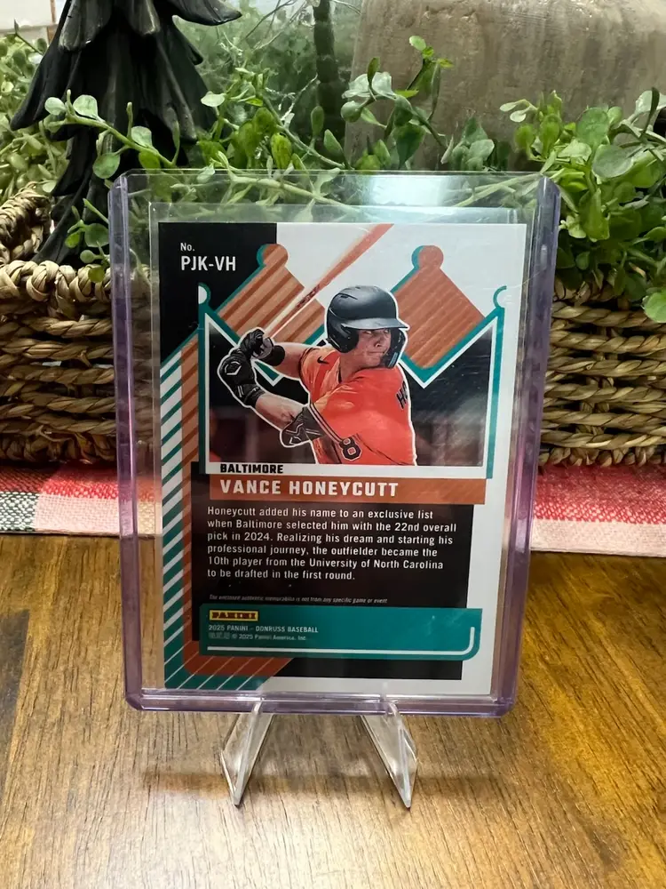 2025 Panini Donruss Jersey Kings Vance Honeycutt #PJK-VH Purple 35/49