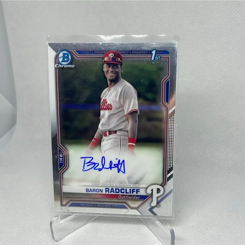 Baron Radcliff 2021 Bowman Chrome Autograph 1st