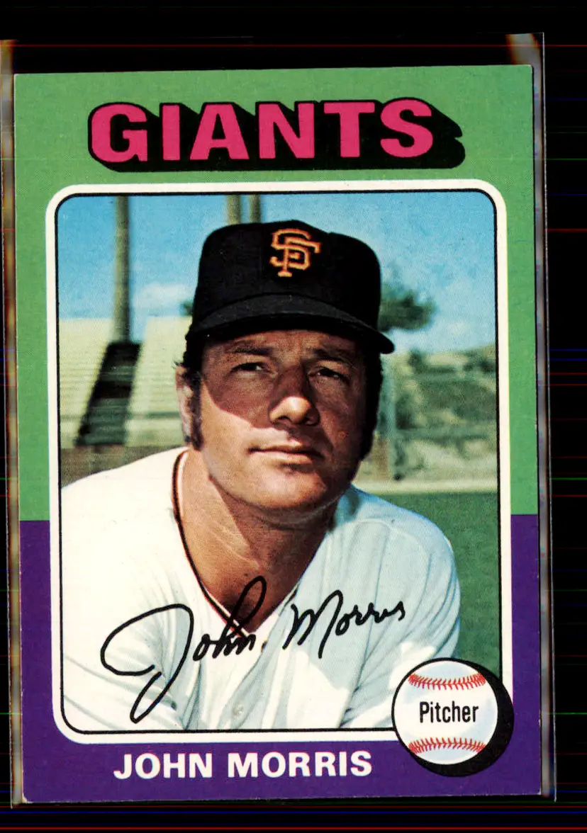 John Morris 1975 Topps #577 - San Francisco Giants - (pk1-94)
