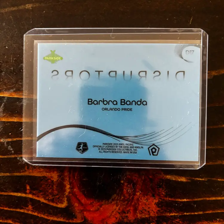 Barbra Banda Disruptors 2025 Parkside Pacific Orlando Pride