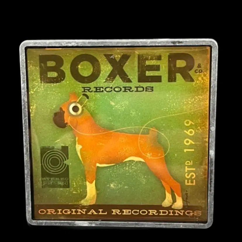 Boxer Dog Magnet Stephen Fowler Dogs Rock Demdeco