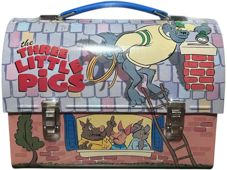 Hallmark School Days Lunchbox  The Three Little Pigs Limited Edition 2001 NEW