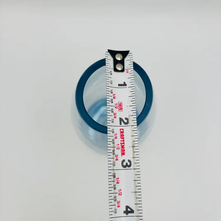 Vintage Signed Holmegaard 1959 Per Lutken HELLAS Vase in Blue Scandinavian Glass