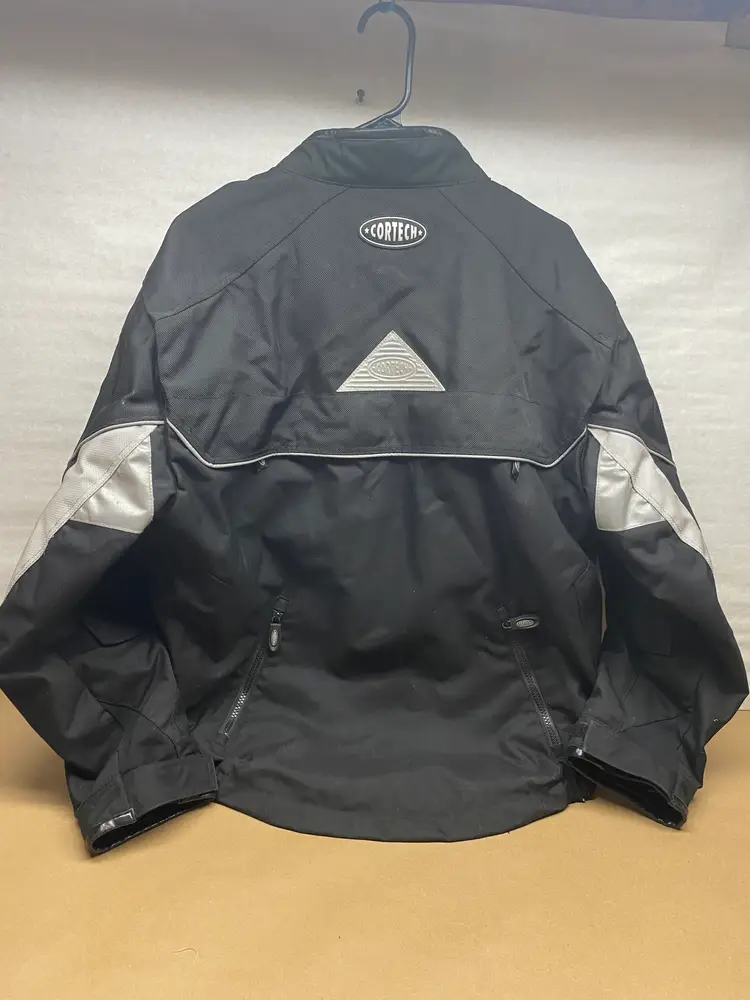 Cortech Tour Master Black Women Biker Jacket Multiple Pockets Size: L