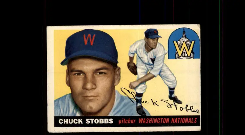 1955 Topps #41 Chuck Stobbs - (pk-tl1) - Washington Senators