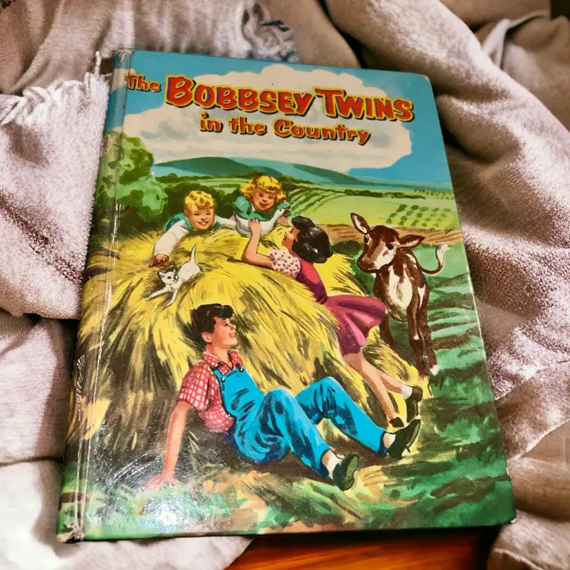 Bobbsey Twins in the Country Laura Lee Hope 1950 Whitman Illus Janet Laura Scott