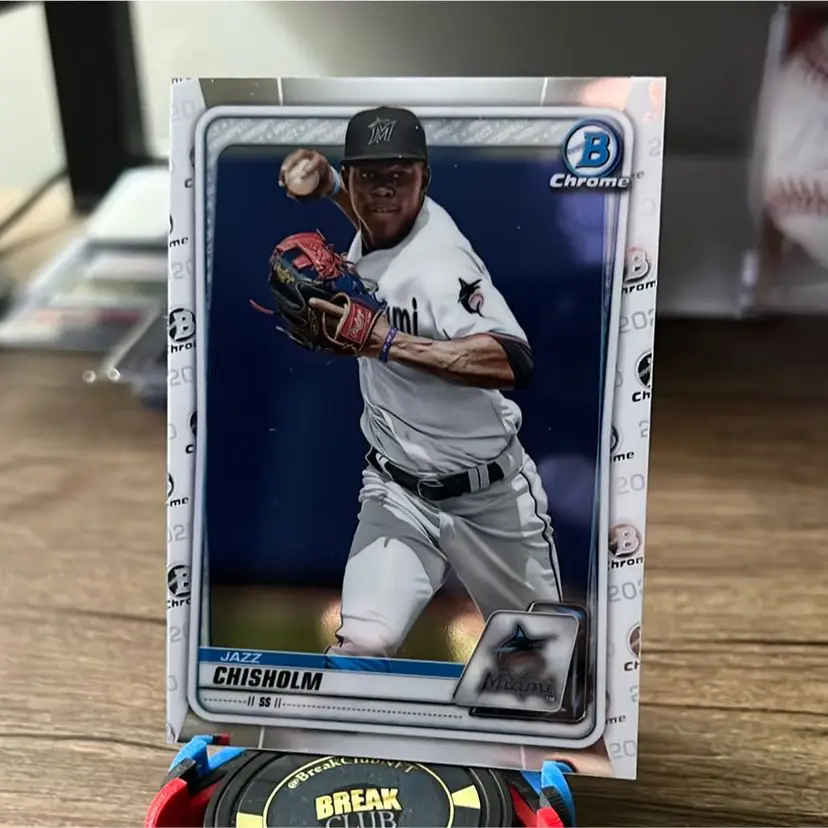 Jazz Chisholm 2020 Bowman Chrome Miami Marlins