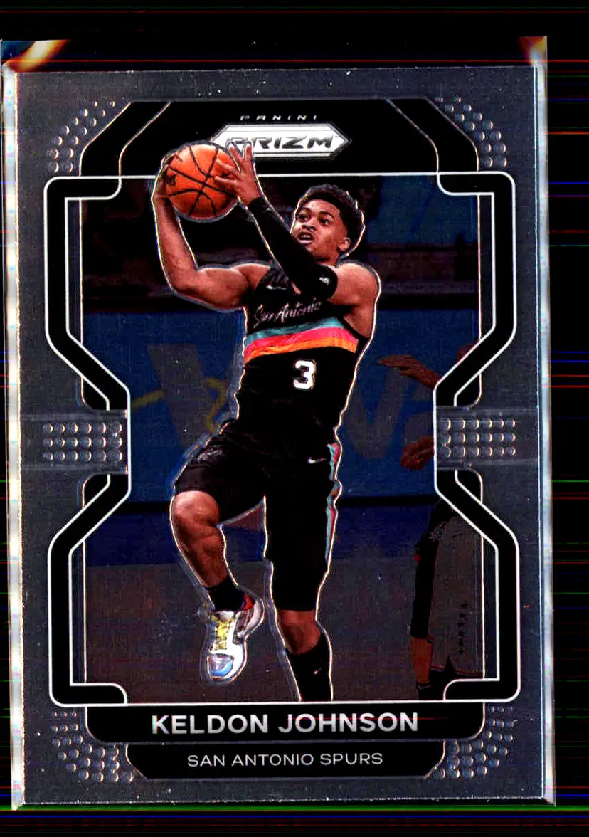 Keldon Johnson 2021-22 Panini Prizm #210 - San Antonio Spurs - (136-124)