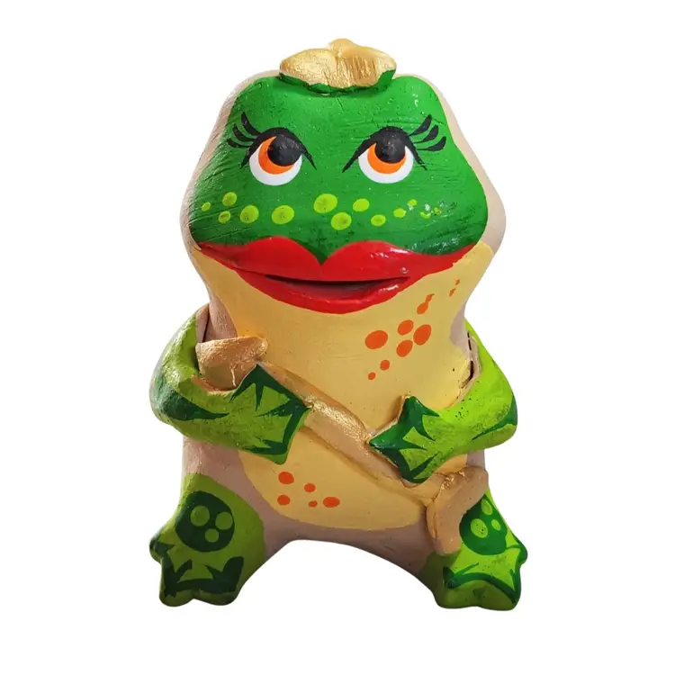 Hand Crafted Clay Whimsical Frog Whistle