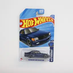 Hot Wheels Mercedes-Benz 560 SEC AMG Blue - Hot Wheels Mercedes-Benz 560 SEC AMG