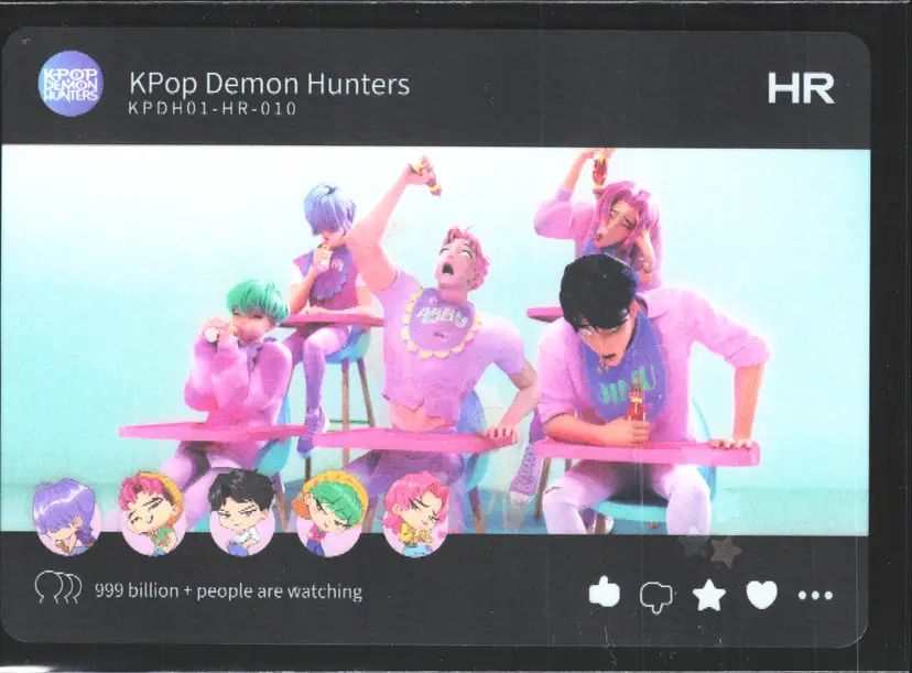 Saja Boys Hot Sauce Challenge Scene KPop Demon Hunters Trading Card HR-010