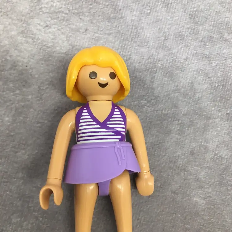 Playmobil Tennis Player Blond Female Figure- No Raquet