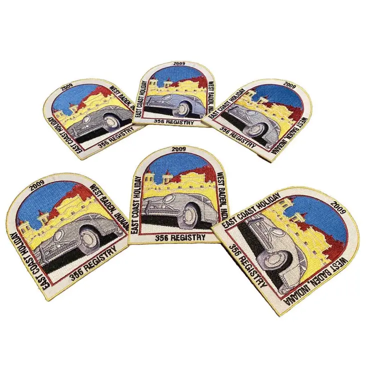 6 Porsche 356 Registry Patches. East Coast Holiday. West Baden, Indiana. 2009