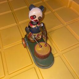 Tin Wind Up Panda
