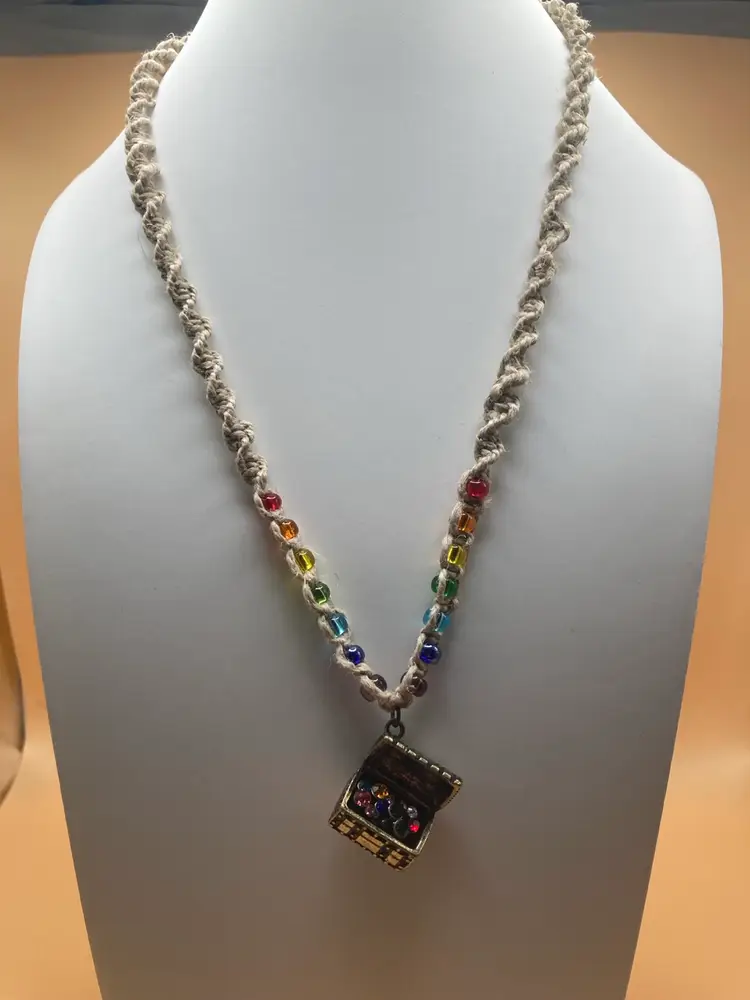 Treasure Chest Hemp Necklace