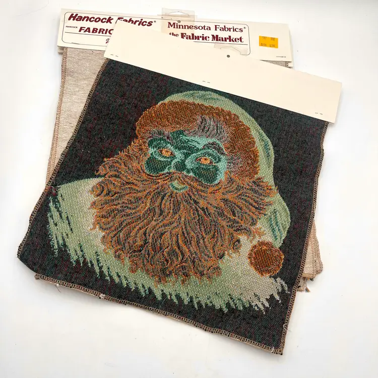 Hancock Fabrics Minnesota Fabrics VTG Santa Christmas Pillow Crafts Panel Lot of 6 Free Ship