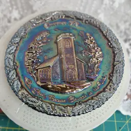 Fenton Little brown Church Plate