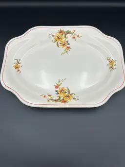 Vintage Platter Daffodil