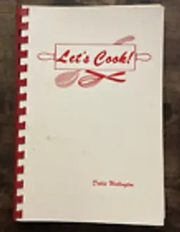 VTG Let's Cook by Dottie Wellington 1971 Ottawa Kansas 189 Pages Spiral Bound