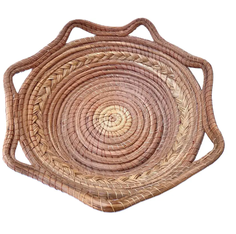 *VTG* Authentic Oaxacan Handmade Pine Needle Basket, Mexico