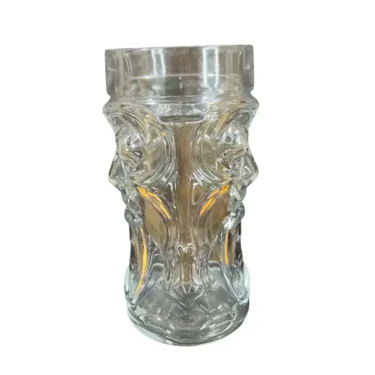 022. Anchor Hocking “Screaming Tiki” Mug 6.25” x 3”