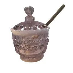 Mosser Eye Winker Honey Jar Pink Opal USA New