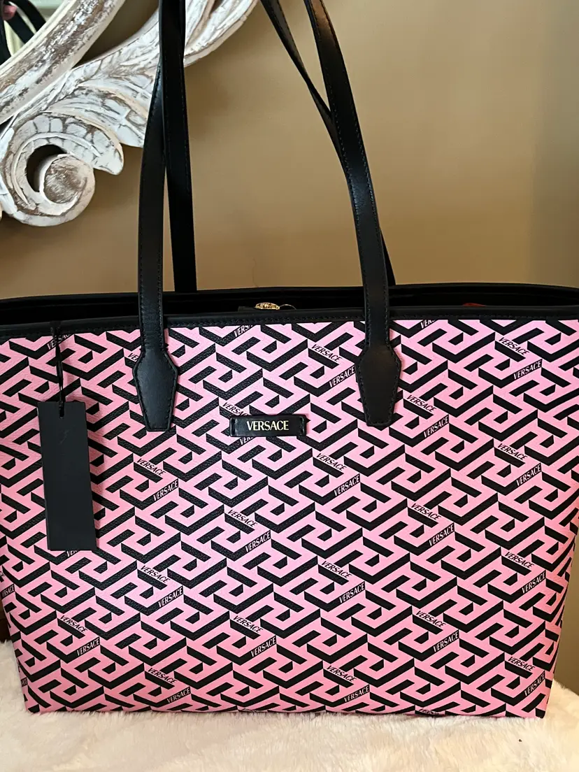 Versace Tote & Matching Pouch