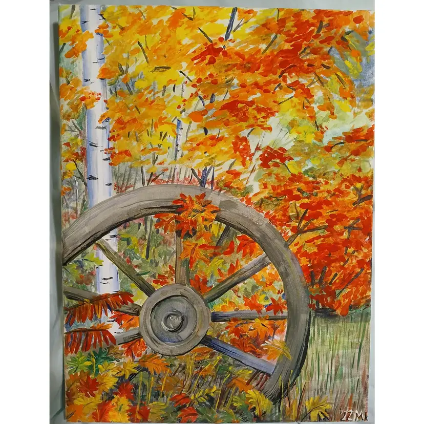 Autumn Wheel By Lise
