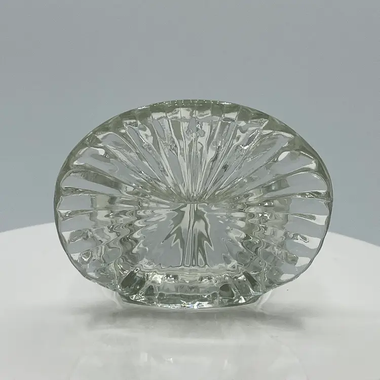 Vintage Turkey Votive Candle Holder 1979 Avon Clear Glass