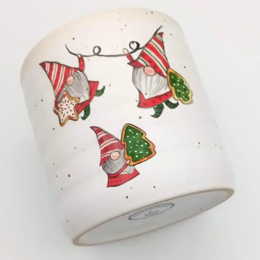 Peppermint & Pine Gnome Christmas Canister, NO LID