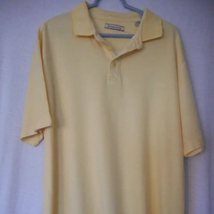 Jamaica Jaxx Sz XL short sleeve Yellow Polo shirt