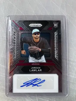 2024 Panini Prizm #SS-JL Jordan Lawlar Sensational Signatures Auto RC Rookie