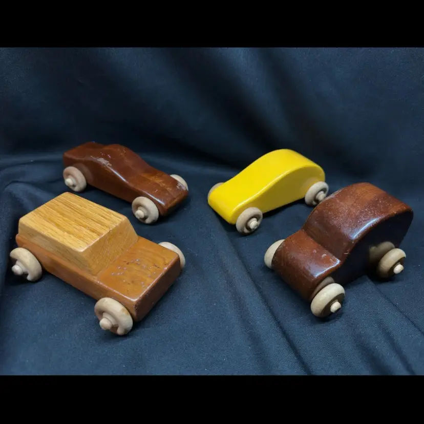 Mr. Two Tone - Mr. Two tone - Vintage Artisan Wooden Car - Minimalist Mid-Century Style