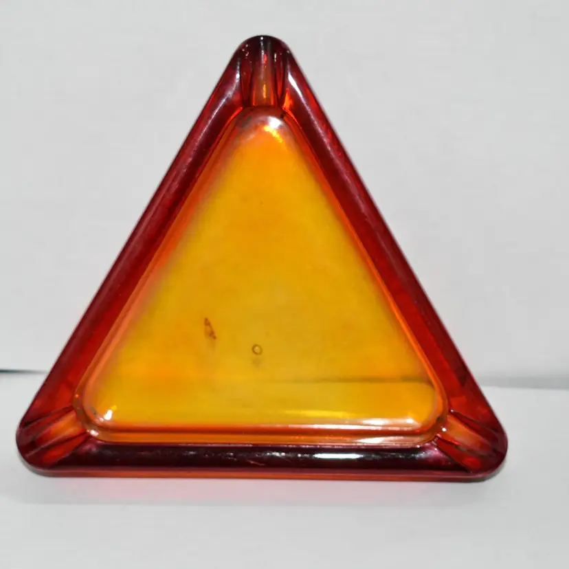 Vintage MCM triangle ashtray