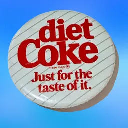 Vintage Diet Coke Just For The Taste Of It Button The Button Factory Atlanta