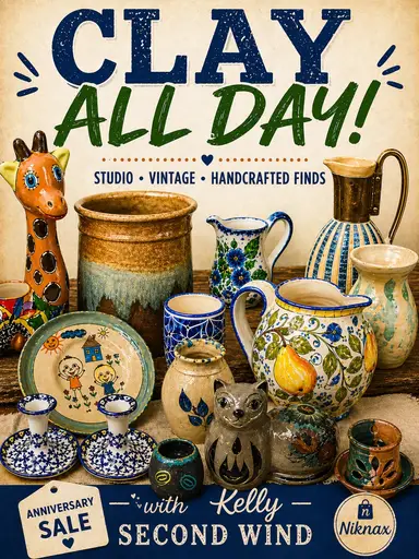 1st Anniversary Sale! Low Start Pottery Celebration!