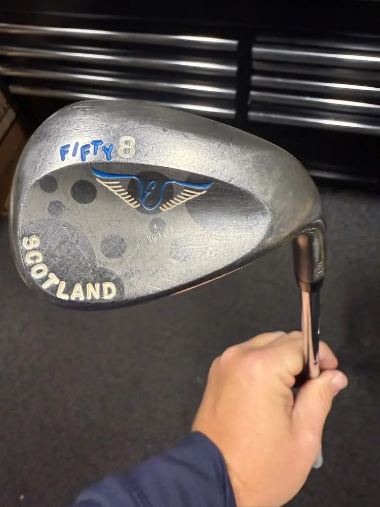 Custom Edel 58 Deg Wedge Scotland With New White Star Sidewinder Grip