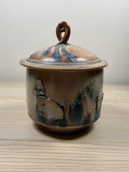 Russel Spillman Pottery Lidded Jar