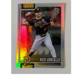 Nick Gonzales Rainbow Foil Pittsburgh Pirates