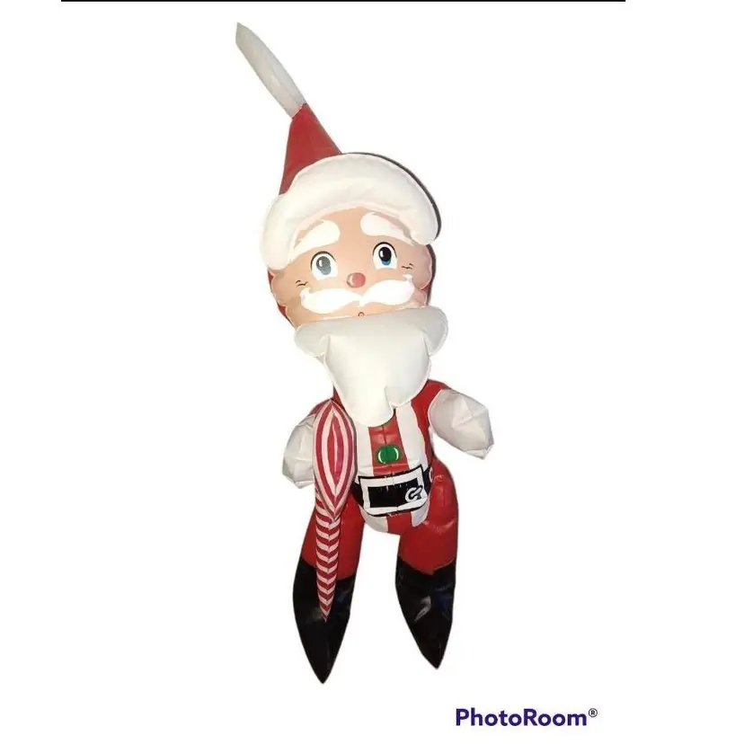 Vintage 1950s Santa blow up 26 in new old stock