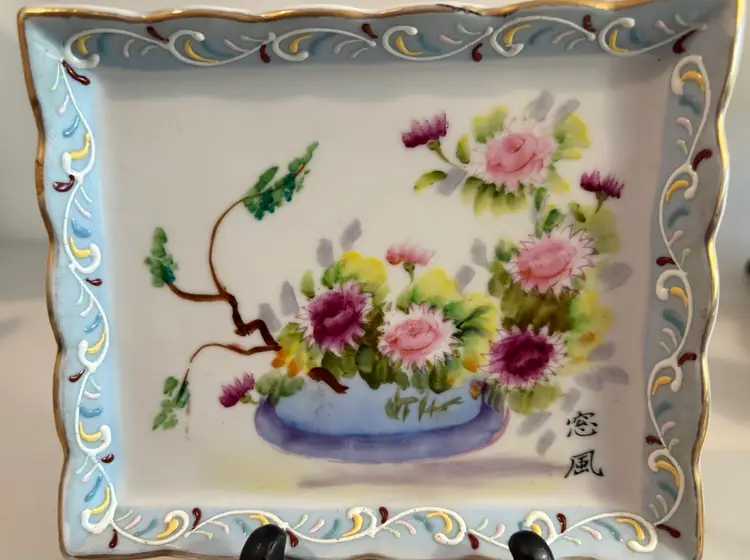 Vintage Hand Painted Tray