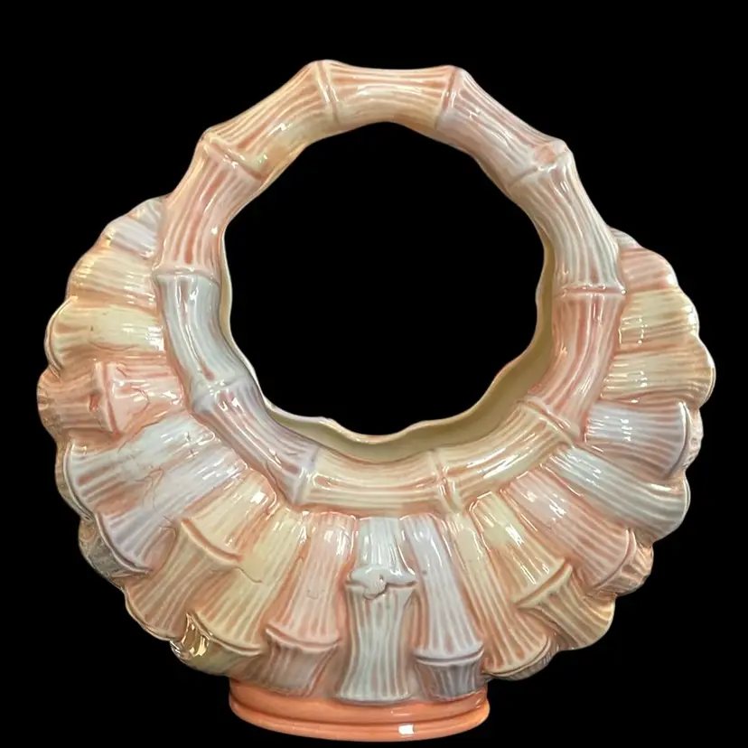 Vintage Hobbyist Piece Basket Made Of Bones.