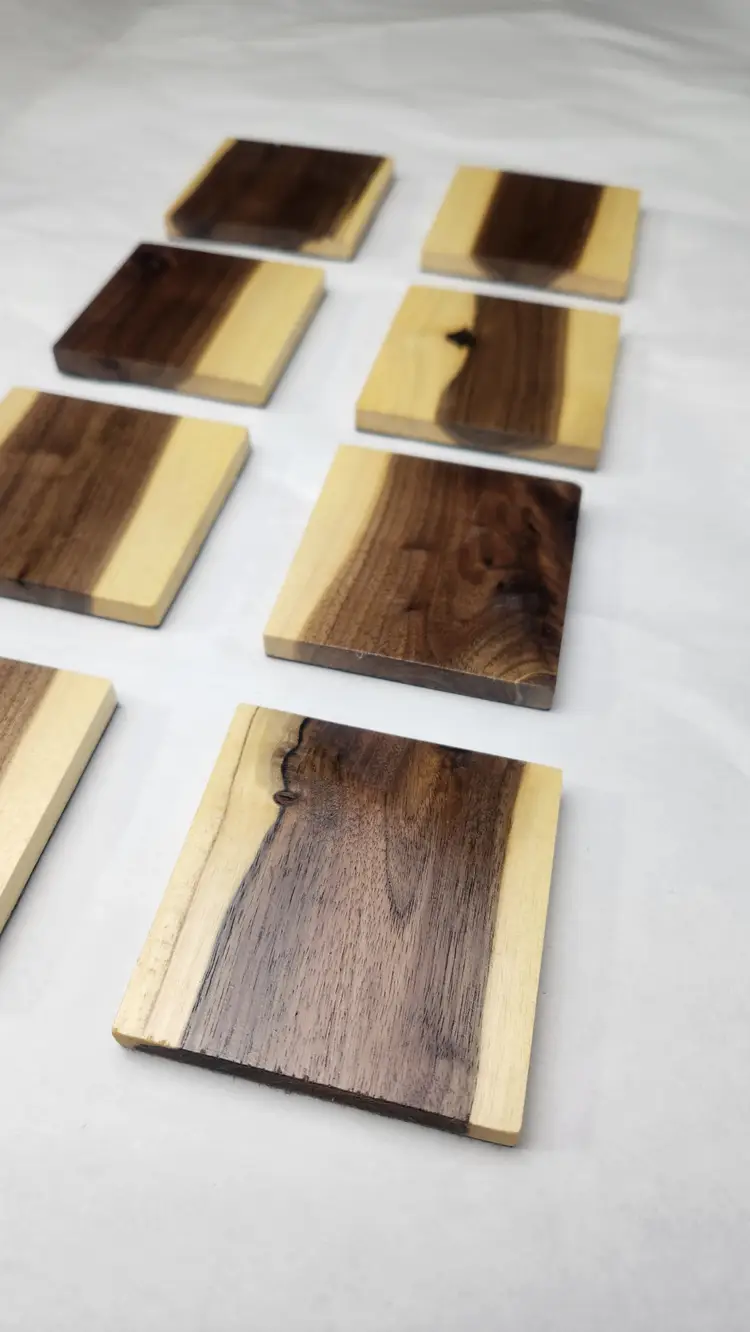 Black Walnut Coaster Set Of 4