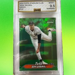 Tarik Skubal 2024 Topps Stadium Club Green AGS 9.5