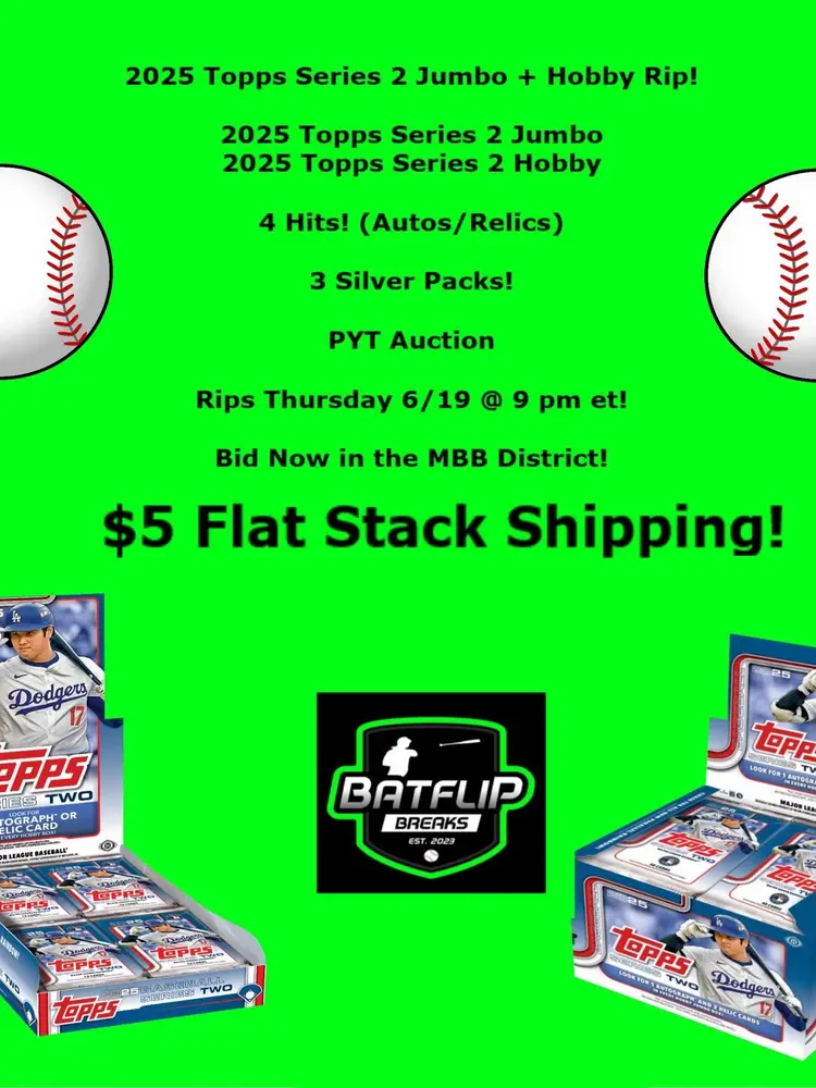 2025 Topps Series 2 Jumbo+Hobby #BFB18