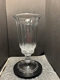 Vintage Crystal 2 Piece Fairy Light Style Candle Holder