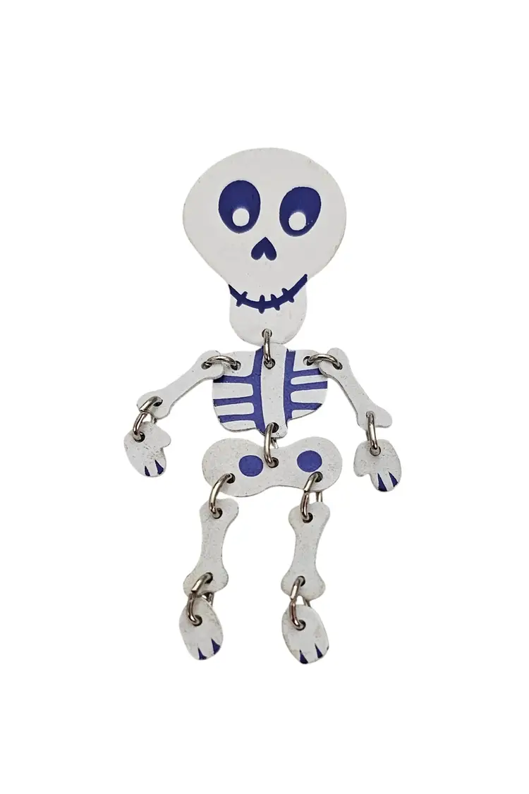 Hallmark Articulated Dancing Skeleton Lapel Pin L441