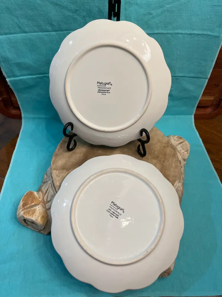 8” Pfaltzgraff Expressions Providence Salad Plates- Set Of 2